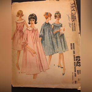 Size 12 McCalls Vintage (used) Pattern 6242